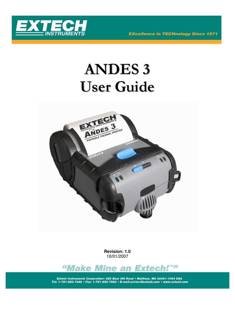 Extech Instruments Andes 3 user guide