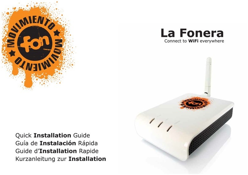 Fon LA FONERA Quick installation guide