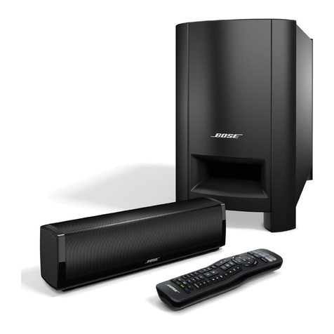 Bose CineMate 15 User manual
