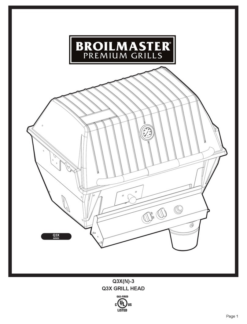 Broil King Q3X-3 Assembly manual