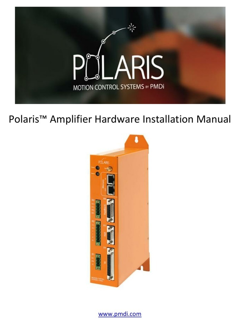 Precision MicroDynamics Polaris installation manual