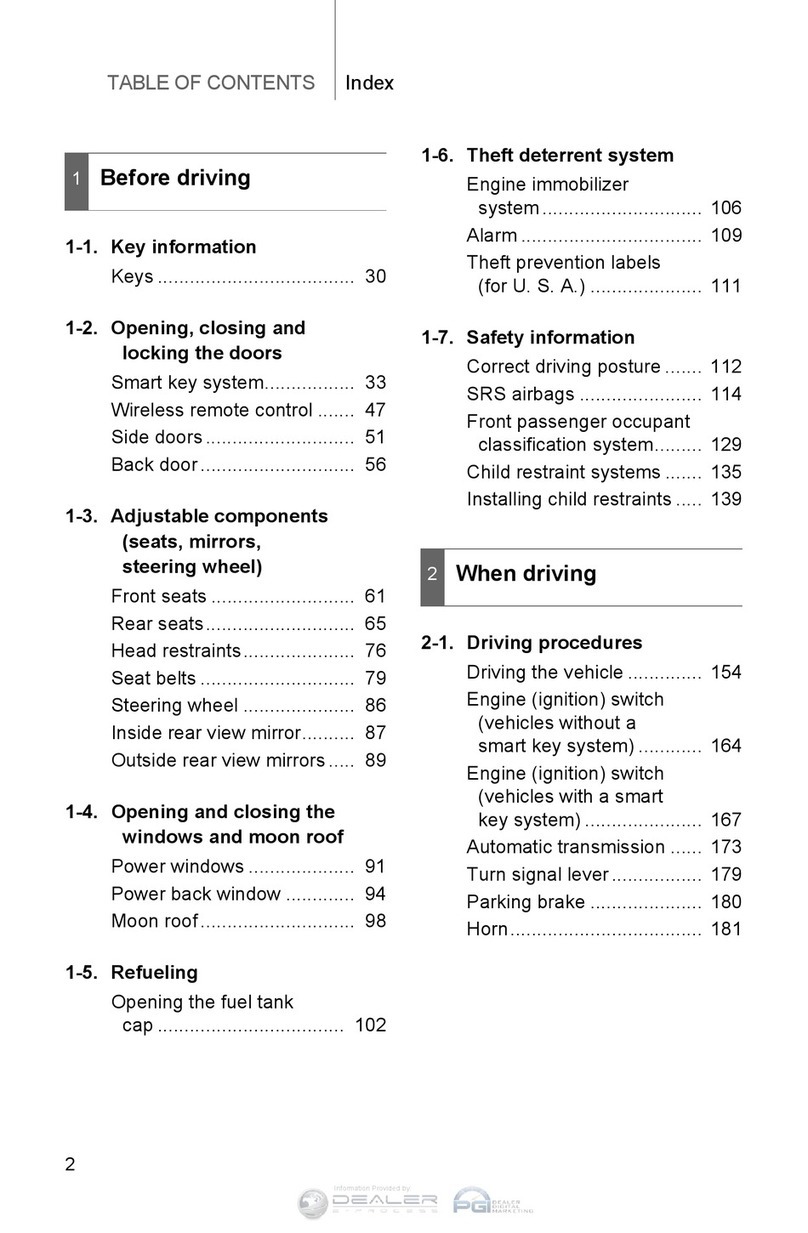 Toyota 4RUNNER 2010 User manual