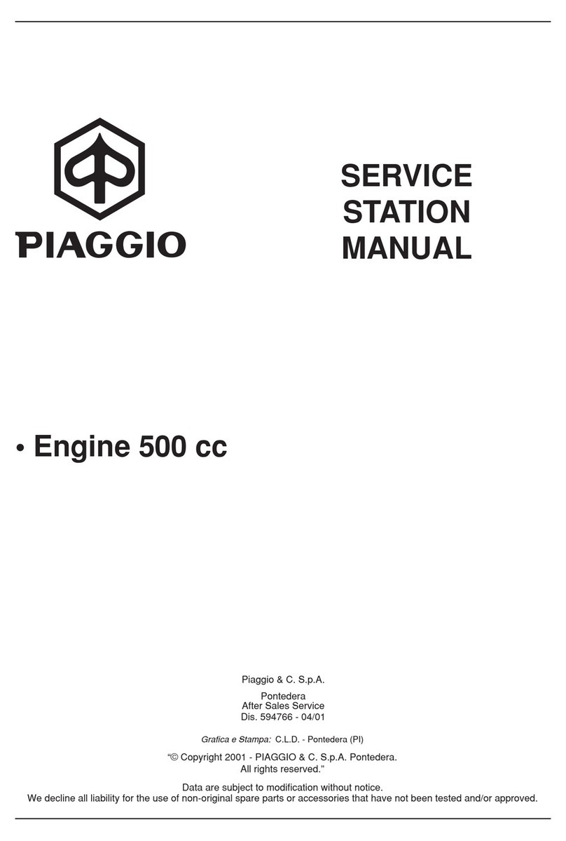PIAGGIO 500 cc Service manual