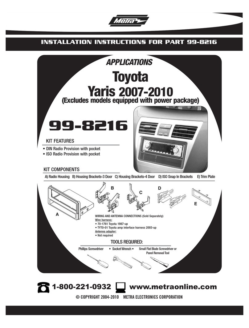 Metra Electronics 99-8216 User manual