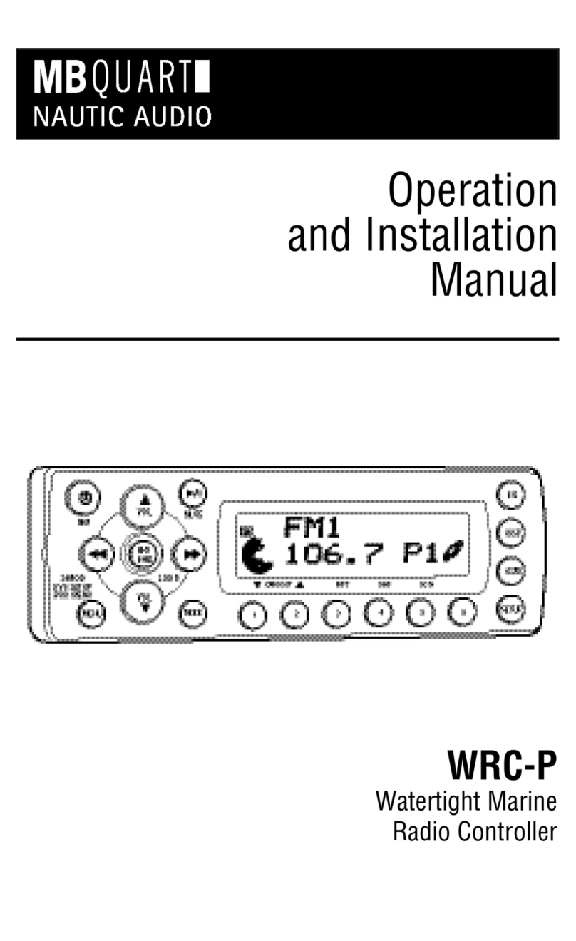 MB QUART WRC-P Specification sheet