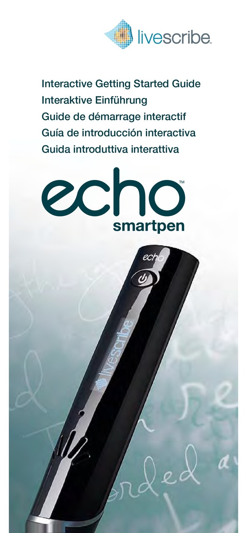 Livescribe echo smartpen User manual