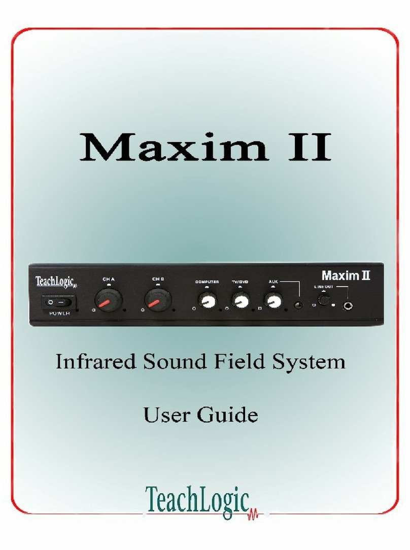 TeachLogic Maxim II User manual