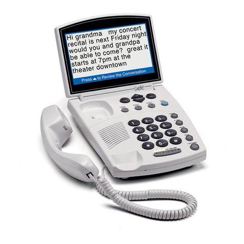 ULTRA TEC CapTel 840i User manual ULTRA TEC CapTel 840i User manual