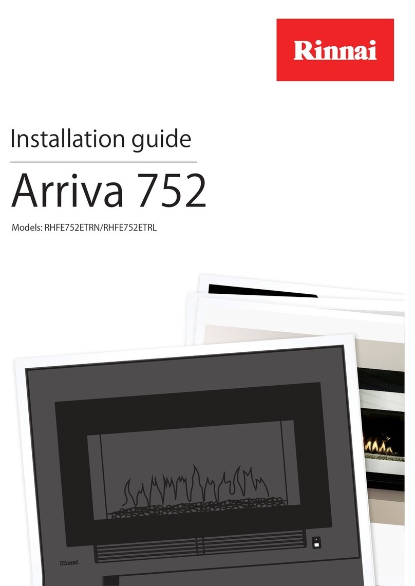 Rinnai RHFE752ETRN User manual Rinnai RHFE752ETRN User manual