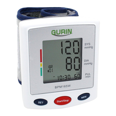 Gurin BPM165W User manual