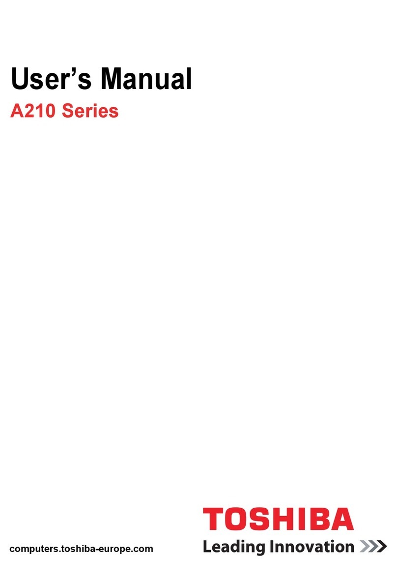 Toshiba Satellite A210 Series User manual