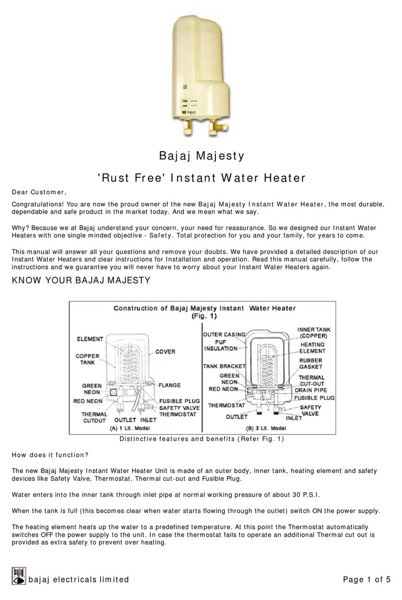Bajaj Majesty Rust Free Quick manual