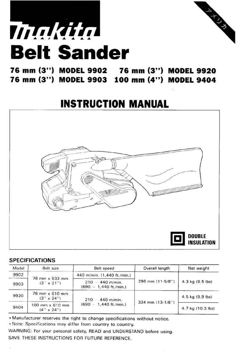 Makita 9902 User manual Makita 9902 User manual