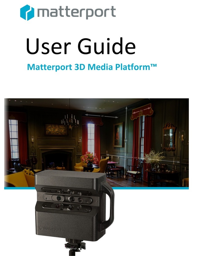 Matterport 3D MediaPlatform MC200 User manual