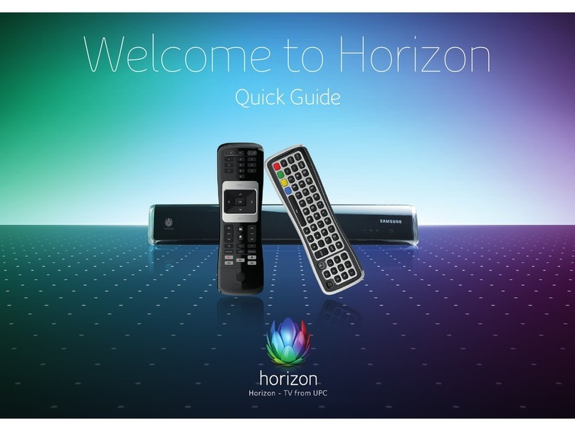 Horizon Fitness TV HD+ box quick guide