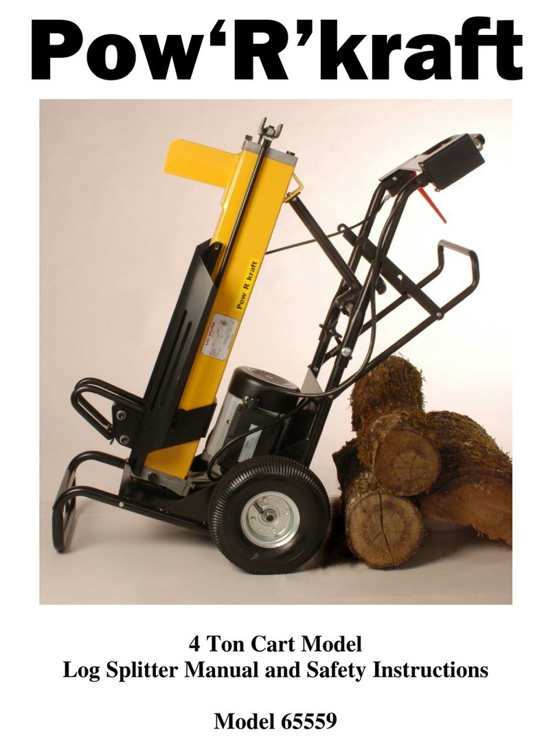 Powr-Kraft 65559 4 Ton Cart Instruction and safety manual