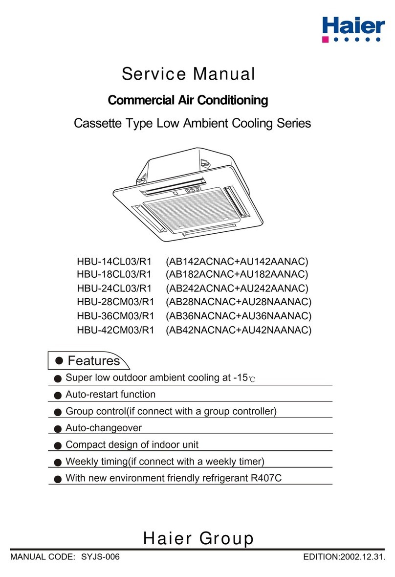Haier HBU-14CL03/R1 User manual