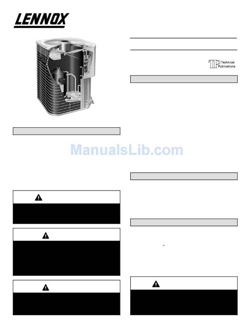 Lennox HP40 User manual