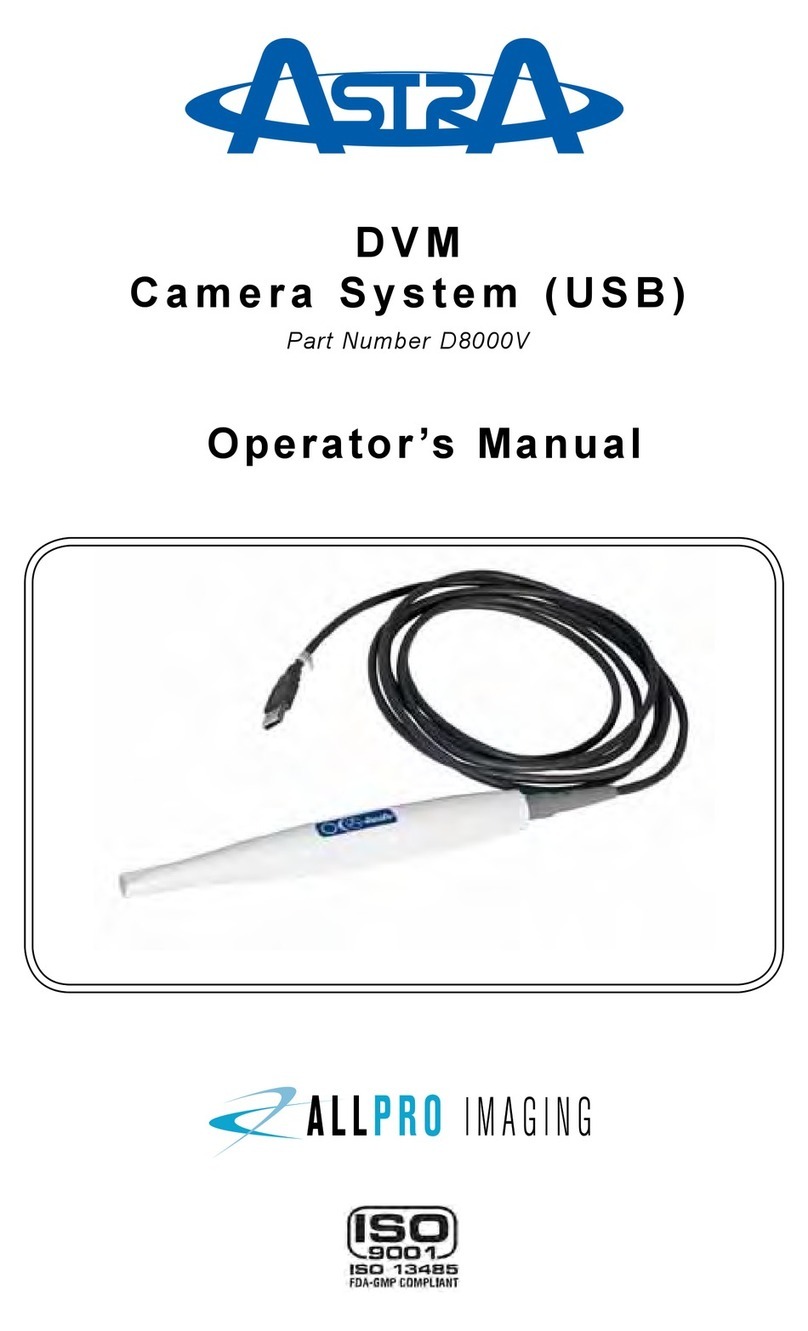 Astra D8000V Operator's manual