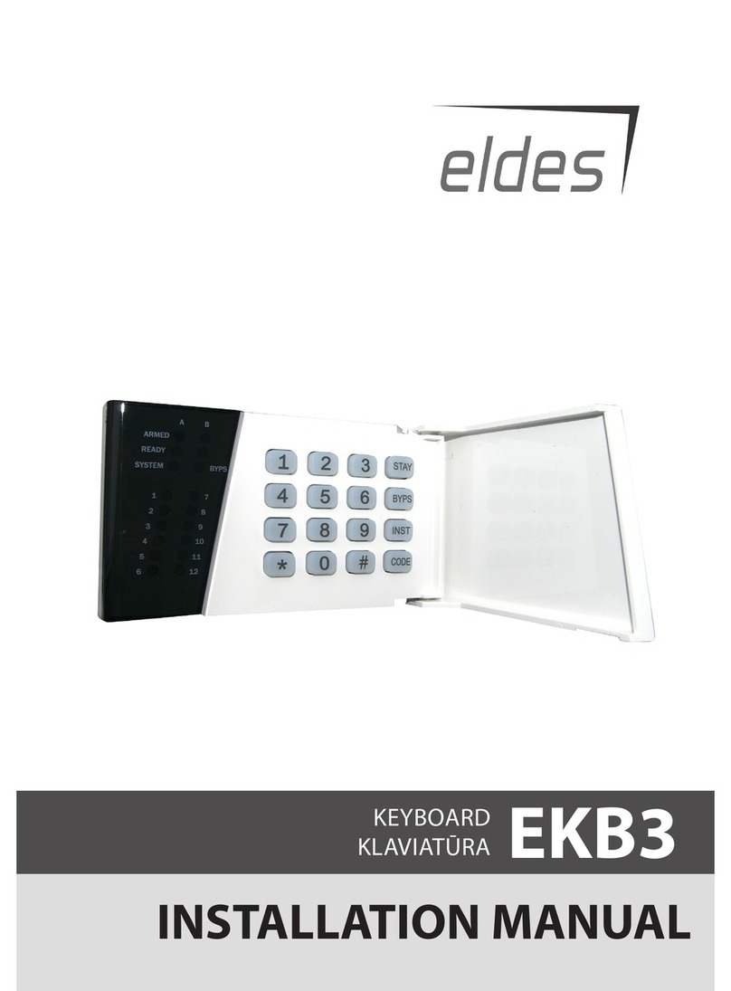 Eldes EKB3 installation manual