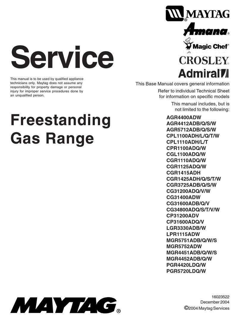 Maytag AGR4400ADW User manual