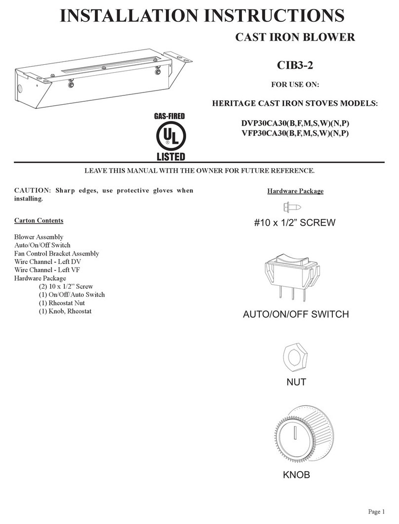 Empire Comfort Systems CIB3-2 installation instructions