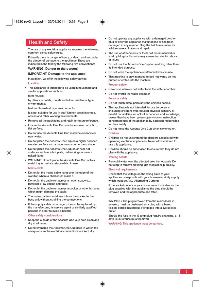 Morphy Richards 43930 user manual
