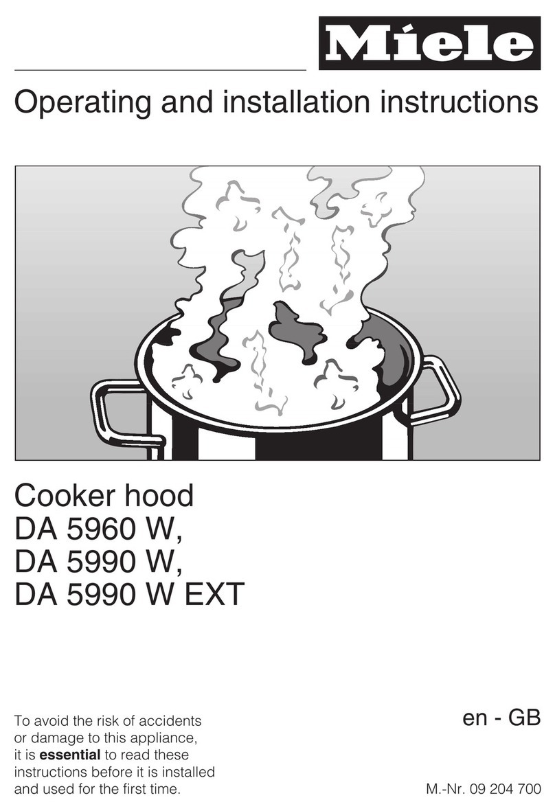 Miele DA 5990 W EXT Operating and installation instructions Miele DA 5990 W EXT Operating and installation instructions