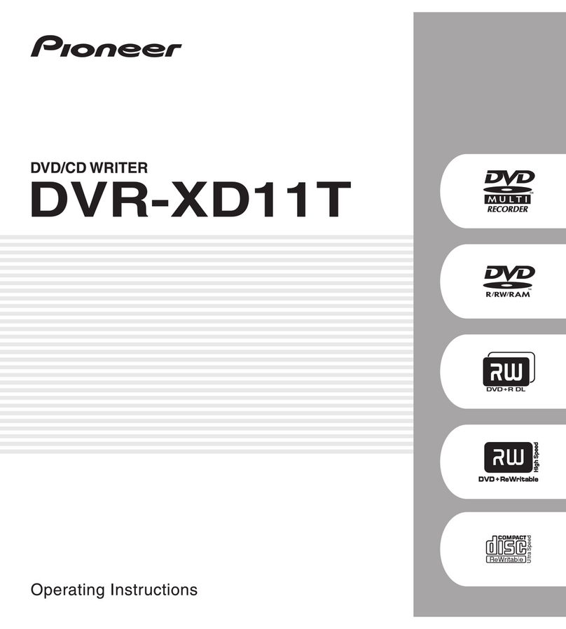 Pioneer DVR-XD11T User manual