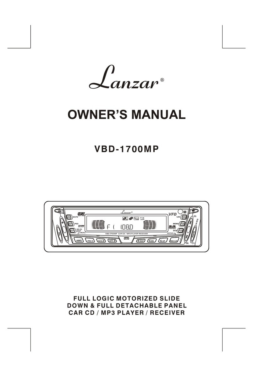 Lanzar VBD-1700MP owner's manual