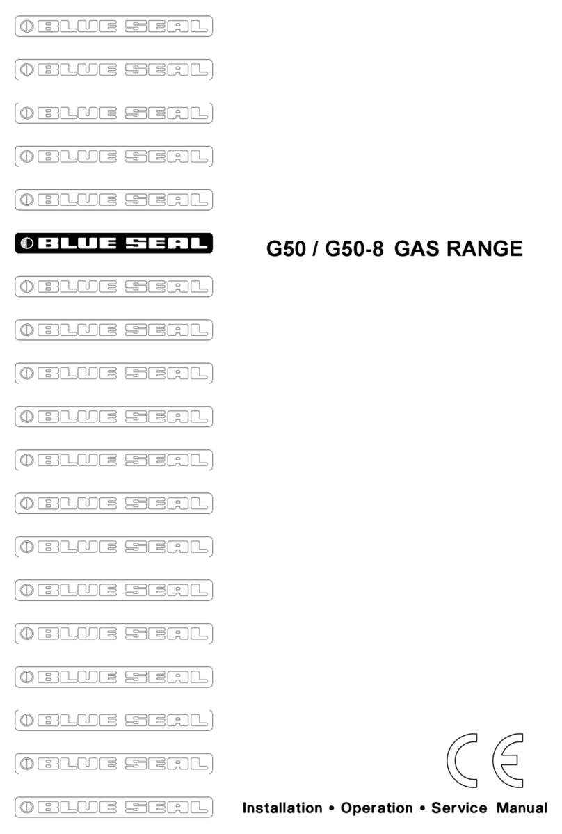 Blue Seal G50-D Installation & operating instructions