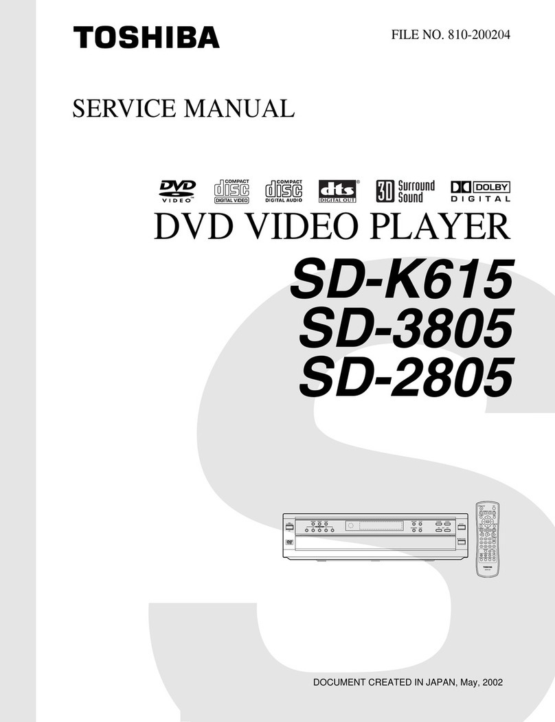 Toshiba SD-K615 User manual