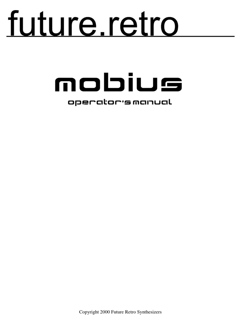future.retro Mobius Operator's manual
