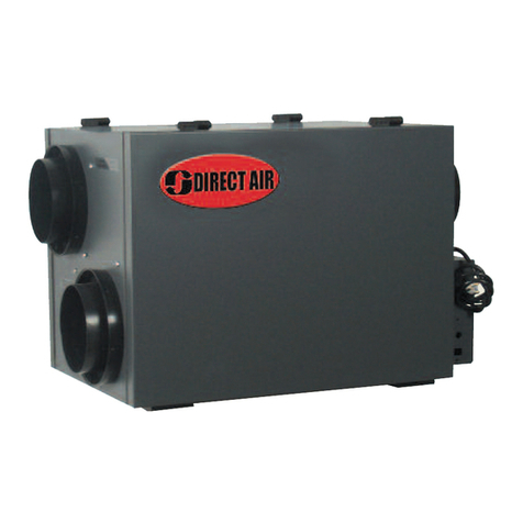 Direct Air PHRV 140 Installation, operation and maintenance manual