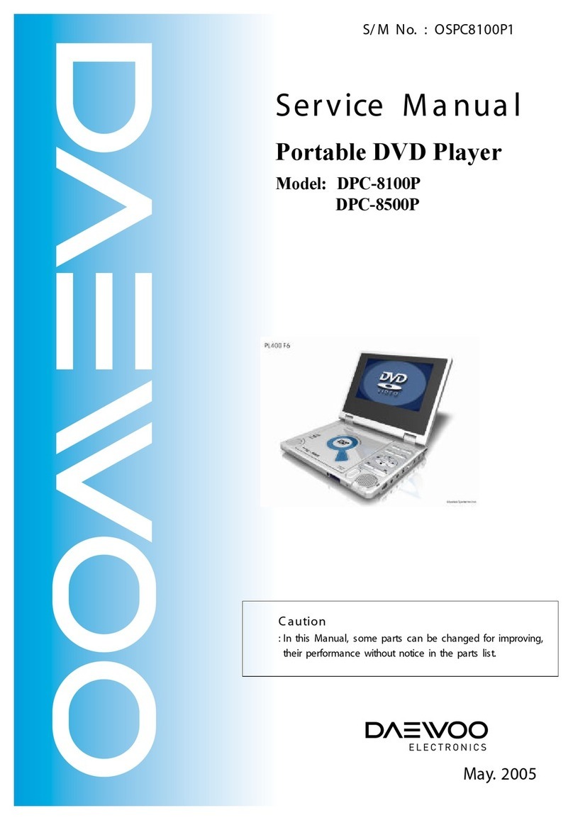 Daewoo DPC-8100P Service manual