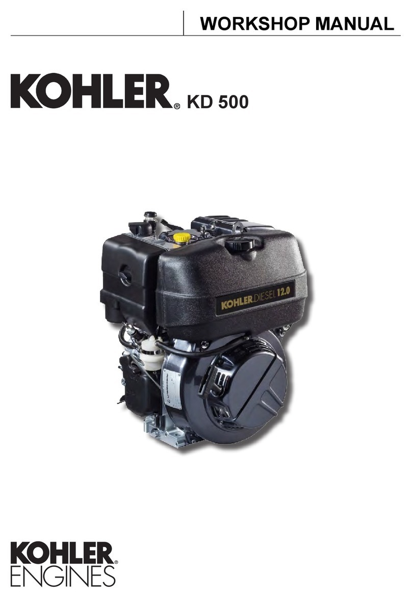 Kohler KD 500 Instruction manual