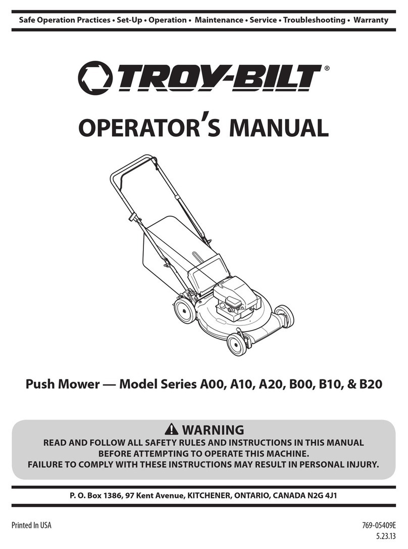 Troy-Bilt A00 Series User manual