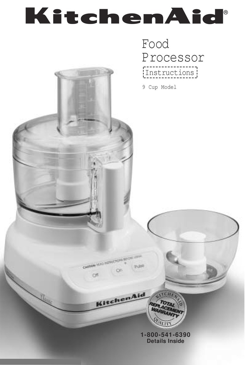 KitchenAid 9 Cup instructions