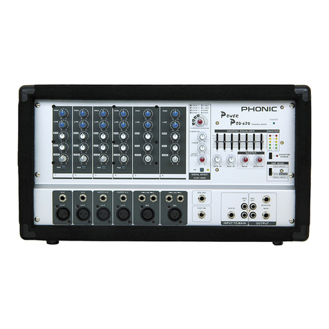 Phonic Powerpod 620 R user manual