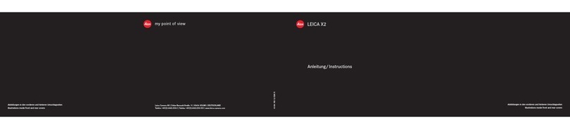 Leica X2 User manual Leica X2 User manual