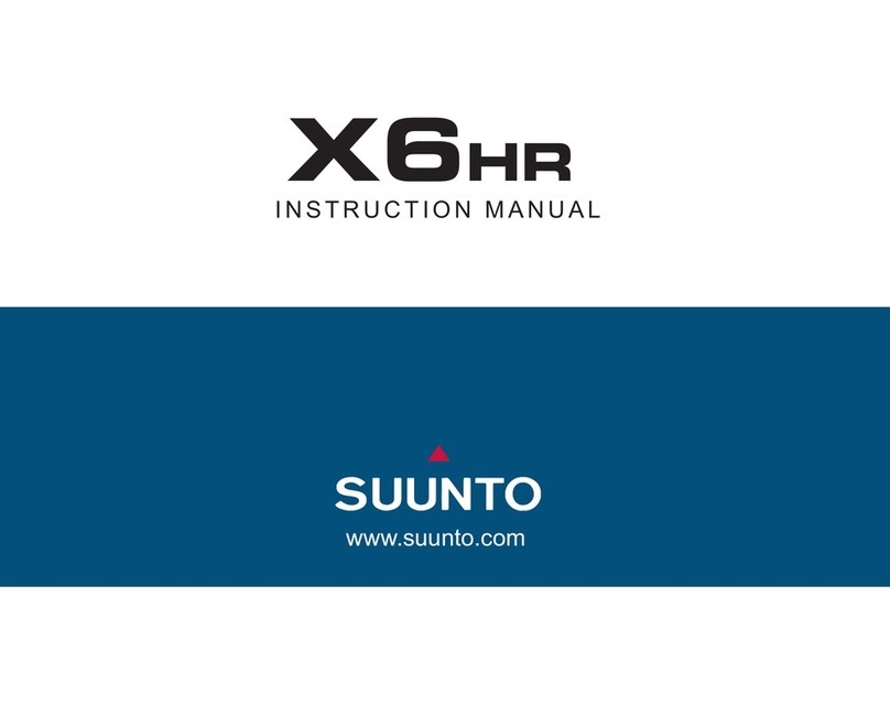 Suunto X6HR User manual