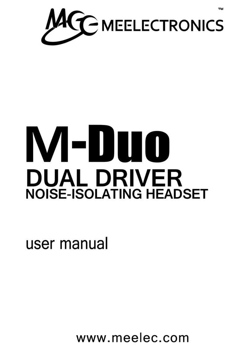Meelectronics M-Duo user manual