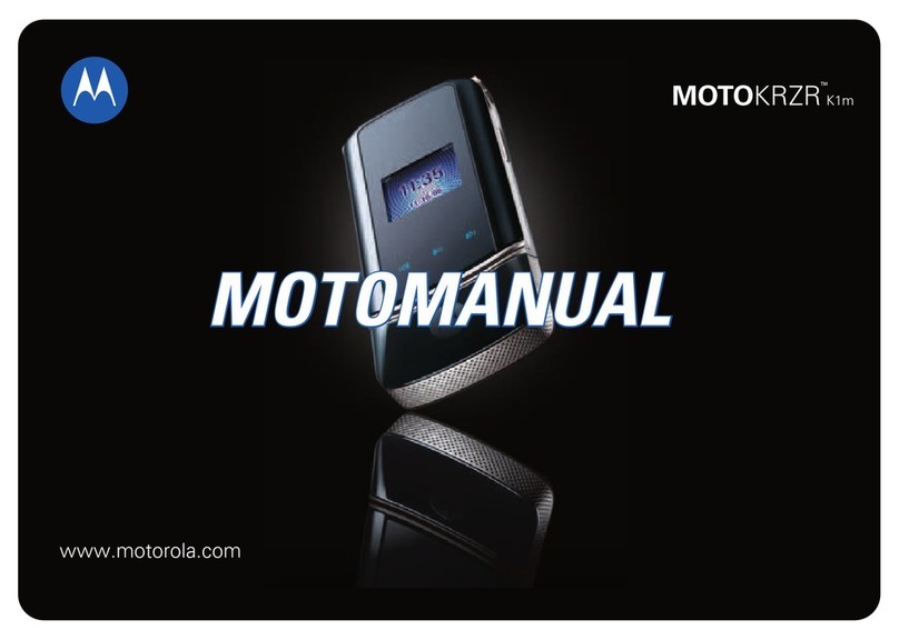 Motorola MOTOKRZR K1m User manual Motorola MOTOKRZR K1m User manual