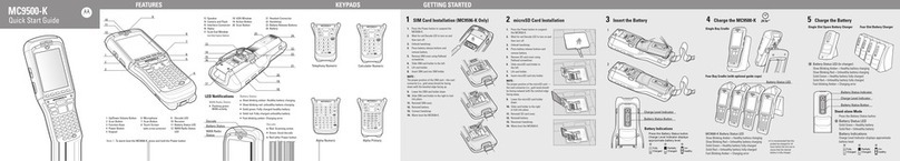 Motorola MC9500-K - Win Mobile 6.1 806 MHz User manual Motorola MC9500-K - Win Mobile 6.1 806 MHz User manual