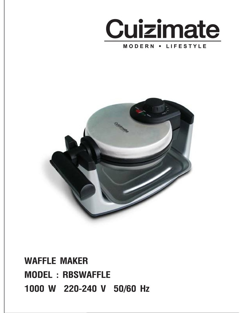 Cuizimate RBSWAFFLE user manual