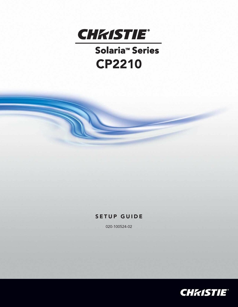 Christie Solaria CP2210 User manual