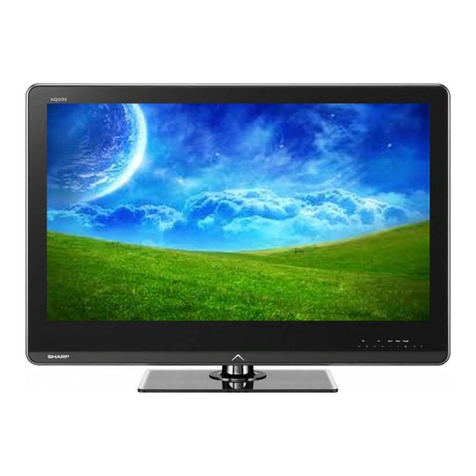 Sharp Aquos LC-40LE820M User manual