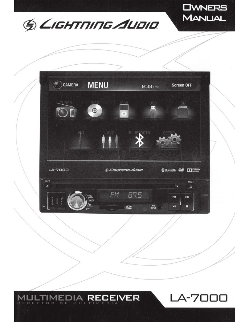 Lightning Audio LA-7000 User manual