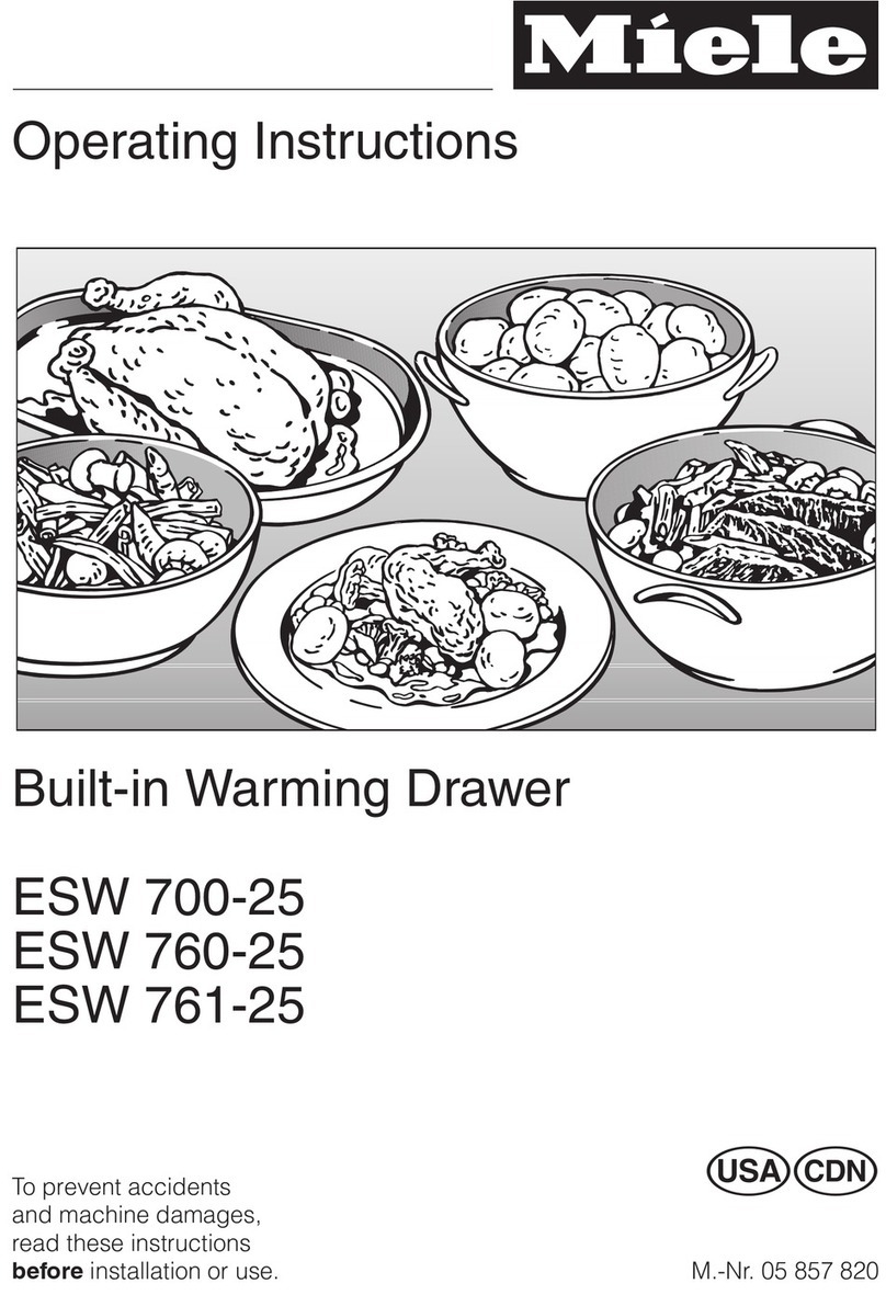 Miele ESW 761-25 User manual Miele ESW 761-25 User manual