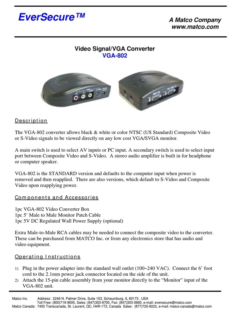 EverSecure VGA-802 quick guide